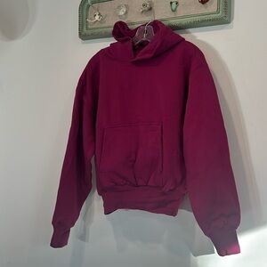 YZY X GAP CROPPED HOODED DOUBLE LINED DROP SHOULDER SWEATSHIRT XS oversized new